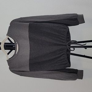 Hollister Two tone open back top